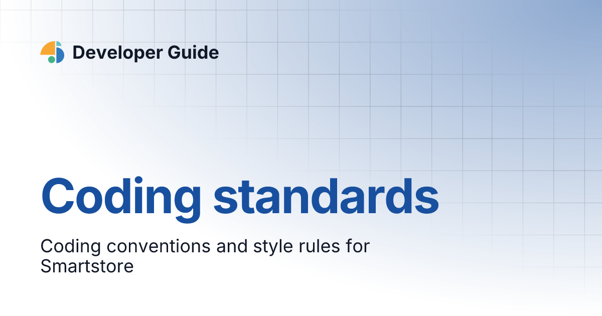 Coding standards | Developer Guide