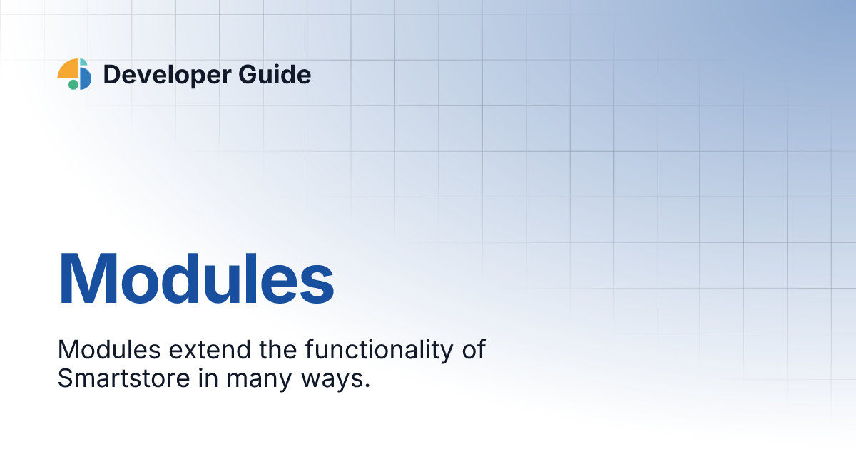 Modules | Developer Guide